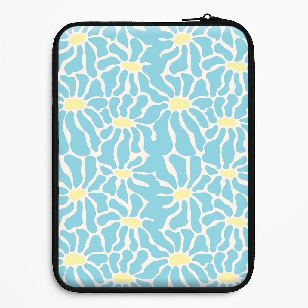 Blue Flowers - Summer Laptop Sleeve
