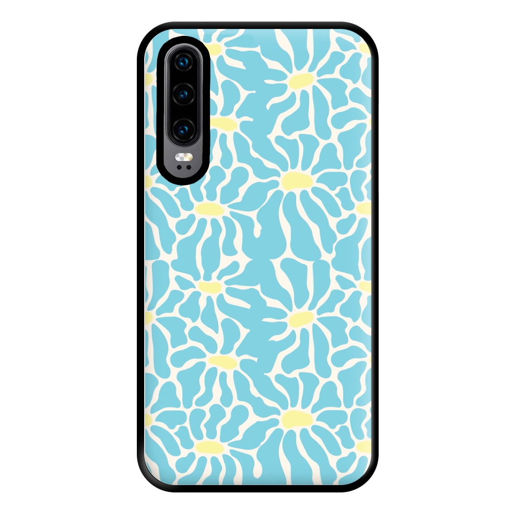 Blue Flowers - Summer Phone Case for Huawei P30