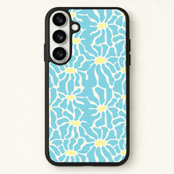 Blue Flowers - Summer Phone Case for Galaxy S26