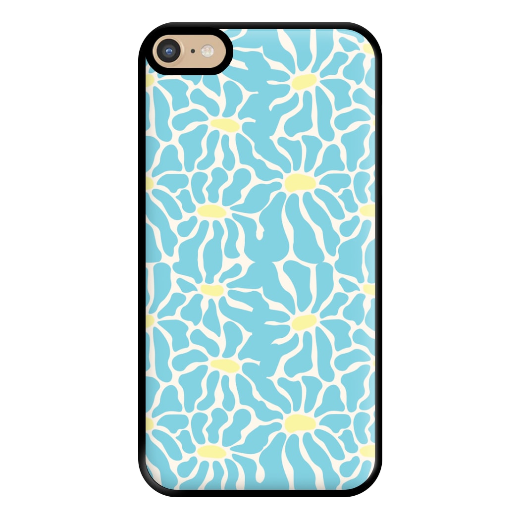 Blue Flowers - Summer Phone Case for iPhone 6 Plus / 7 Plus / 8 Plus