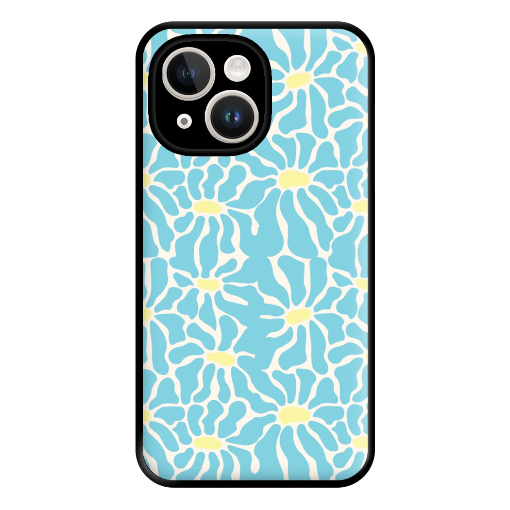 Blue Flowers - Summer Phone Case for iPhone 14 Plus