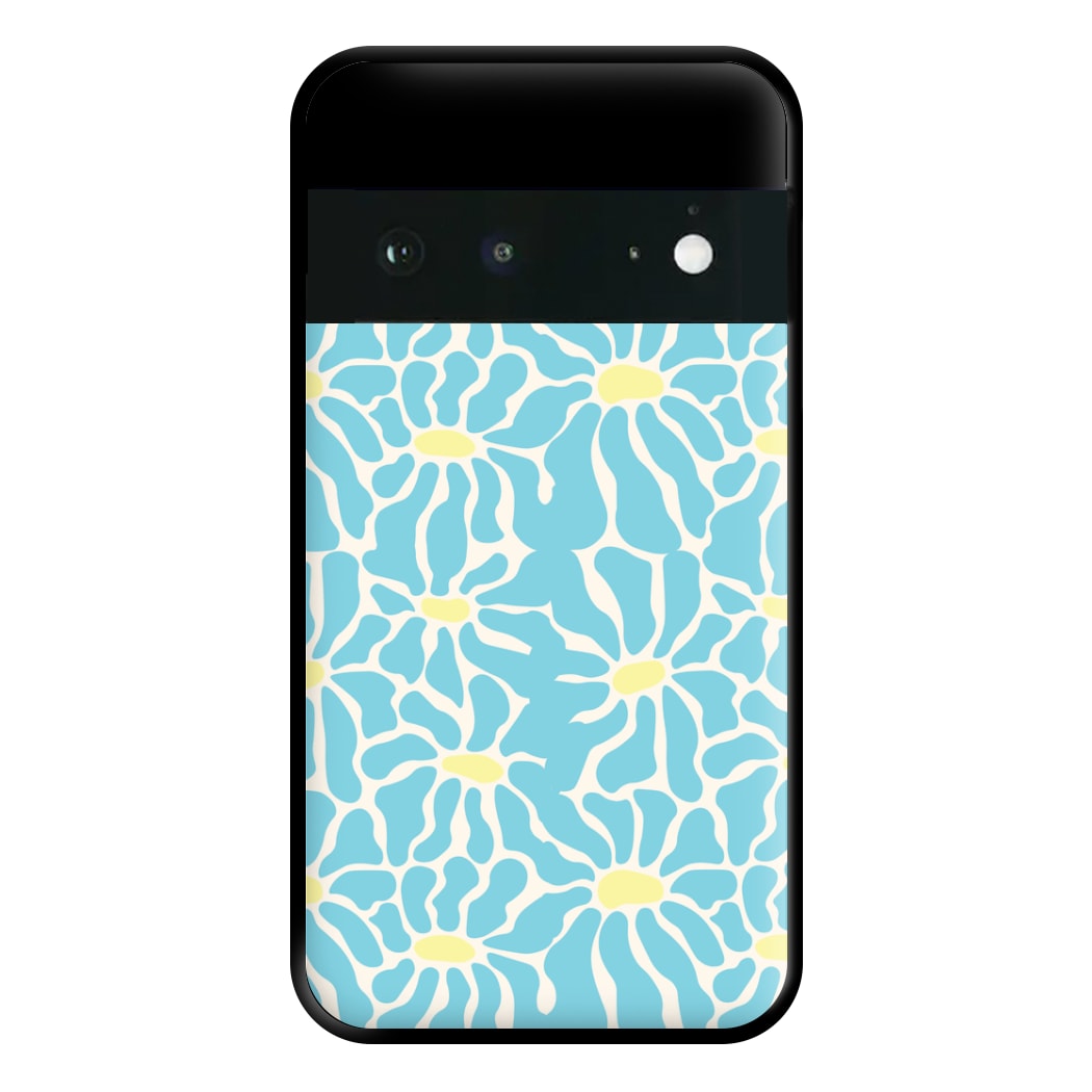 Blue Flowers - Summer Phone Case for Google Pixel 6a