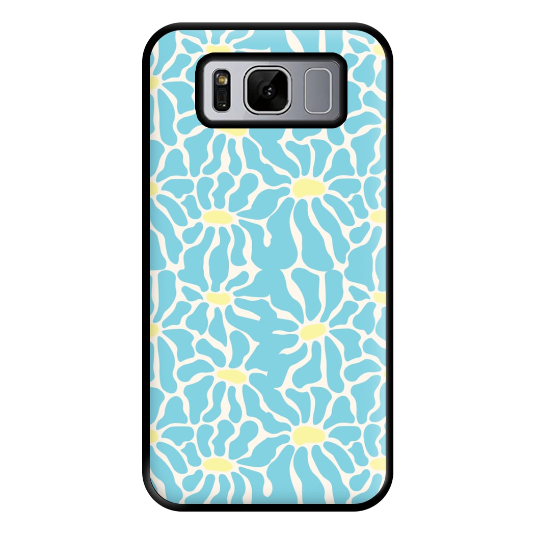 Blue Flowers - Summer Phone Case for Galaxy S8 Plus