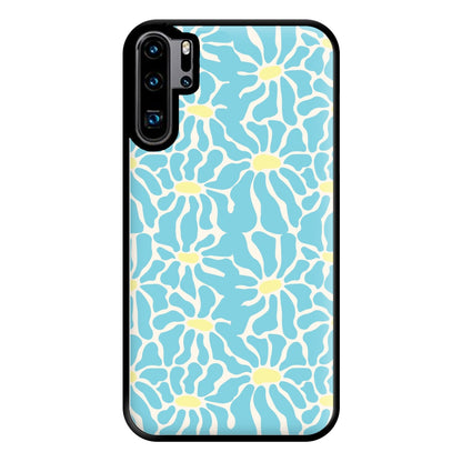 Blue Flowers - Summer Phone Case for Huawei P30 Pro