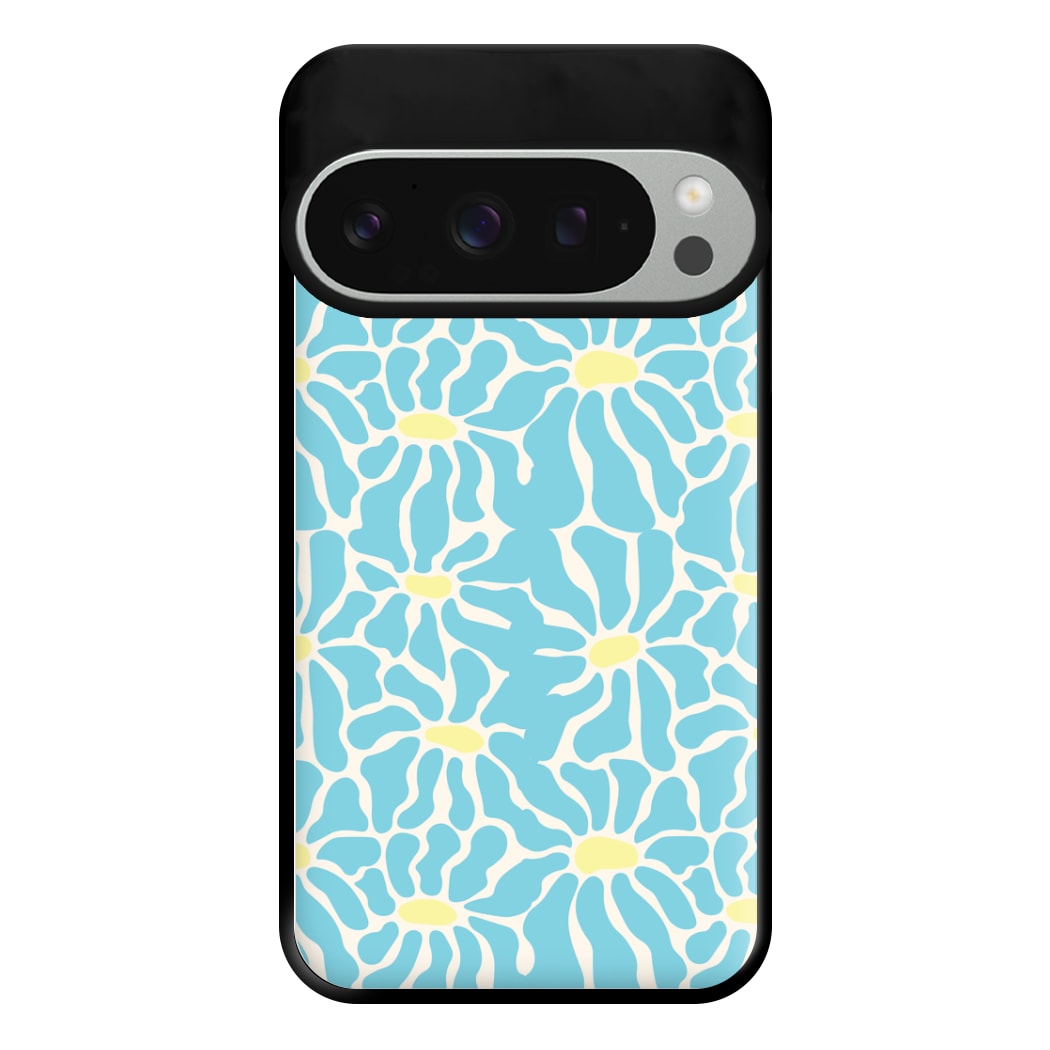 Blue Flowers - Summer Phone Case for Google Pixel 9 Pro XL