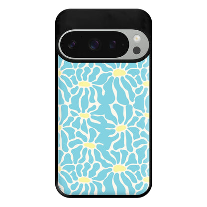 Blue Flowers - Summer Phone Case for Google Pixel 9 Pro XL