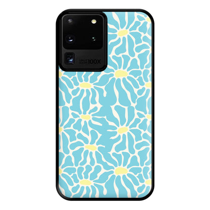 Blue Flowers - Summer Phone Case for Galaxy S20 Ultra