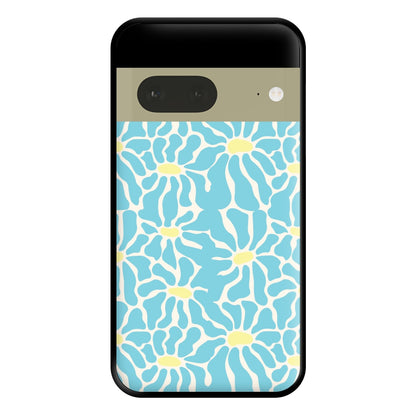 Blue Flowers - Summer Phone Case for Google Pixel 7a