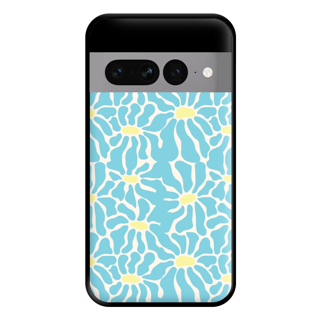 Blue Flowers - Summer Phone Case for Google Pixel 7 Pro