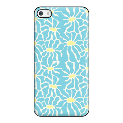 Blue Flowers - Summer Phone Case for iPhone 5 / 5s / SE 2016