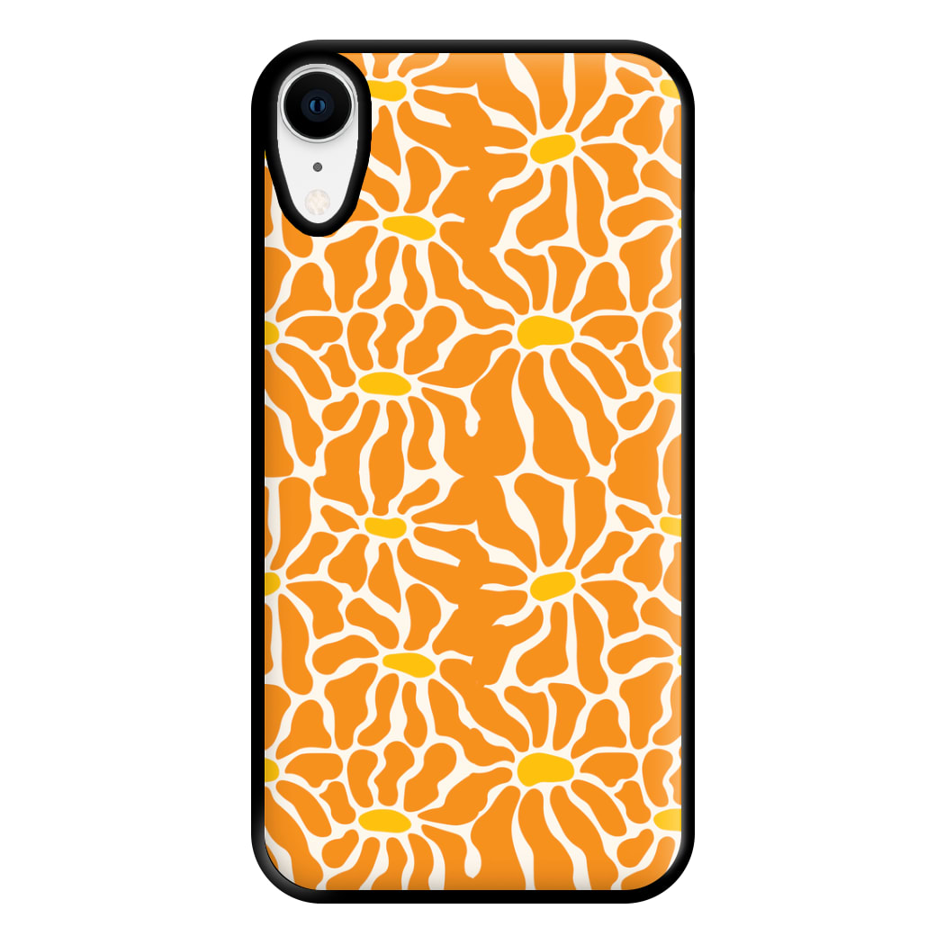 Orange Flowers - Summer Phone Case for iPhone XR