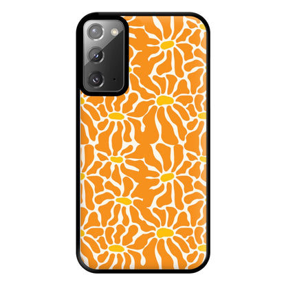 Orange Flowers - Summer Phone Case for Galaxy Note 20 Ultra