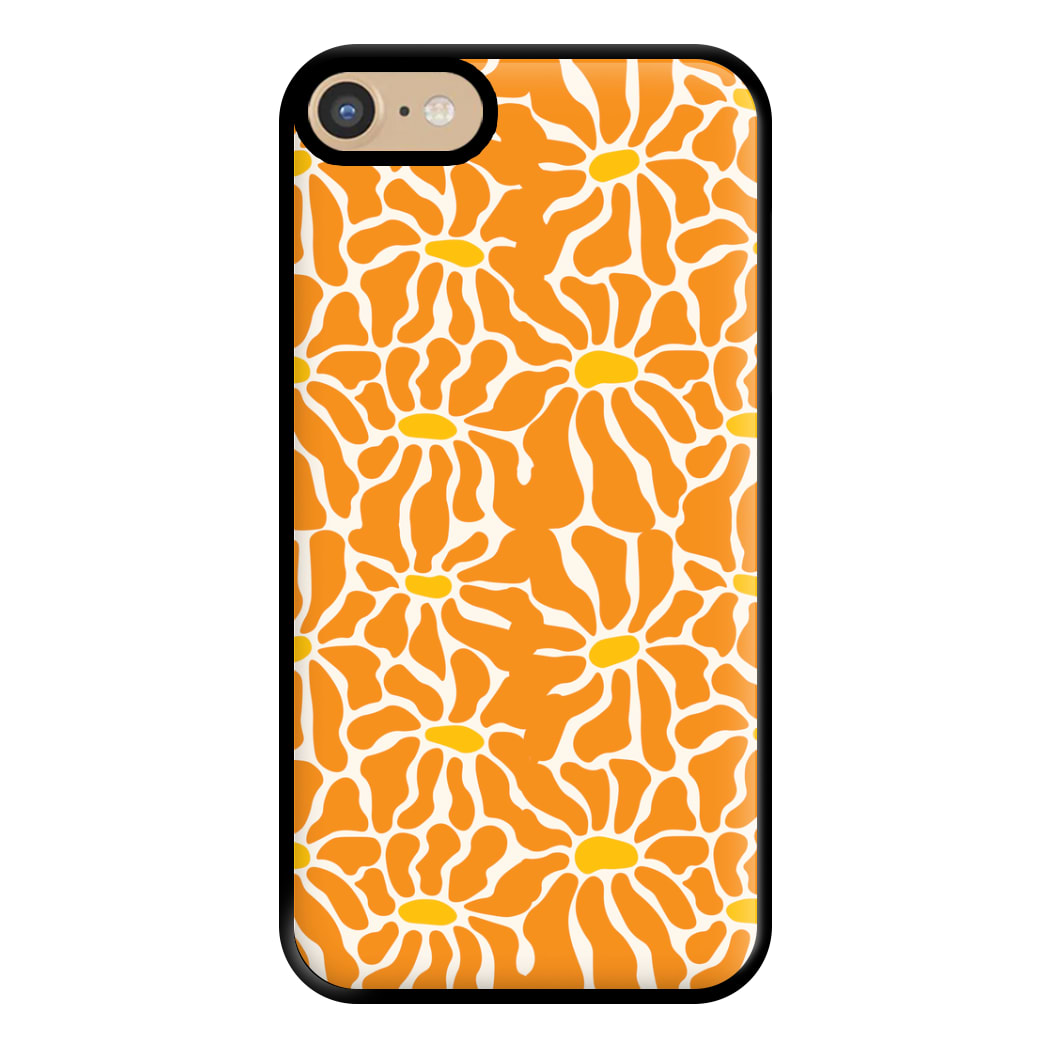 Orange Flowers - Summer Phone Case for iPhone 6 / 7 / 8 / SE