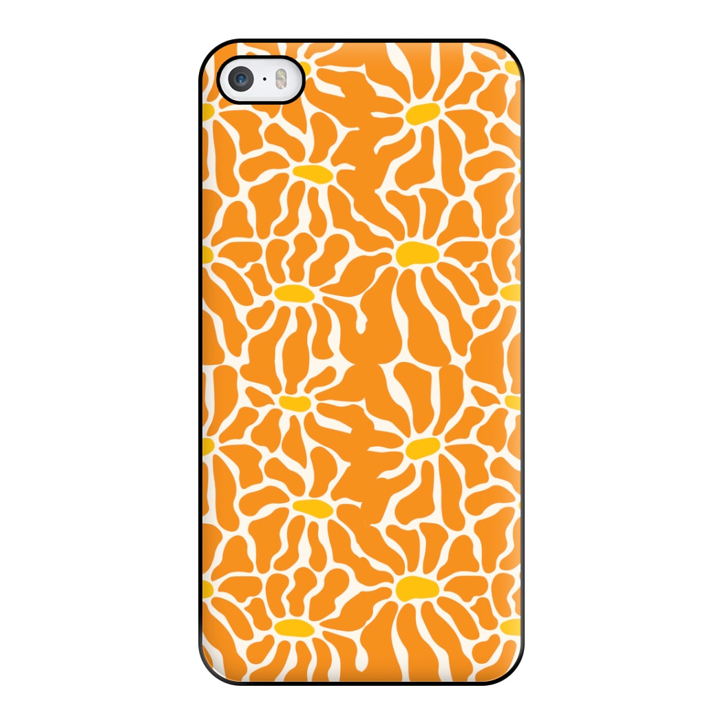 Orange Flowers - Summer Phone Case for iPhone 5 / 5s / SE 2016