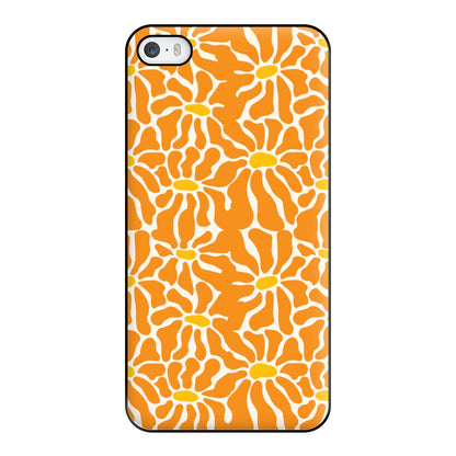 Orange Flowers - Summer Phone Case for iPhone 5 / 5s / SE 2016