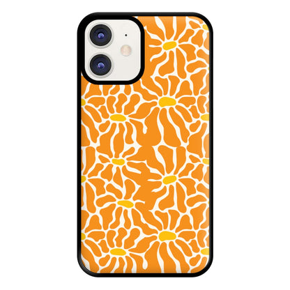 Orange Flowers - Summer Phone Case for iPhone 12 / 12 Pro