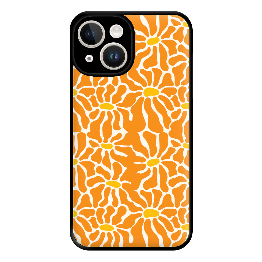 Orange Flowers - Summer Phone Case for iPhone 14