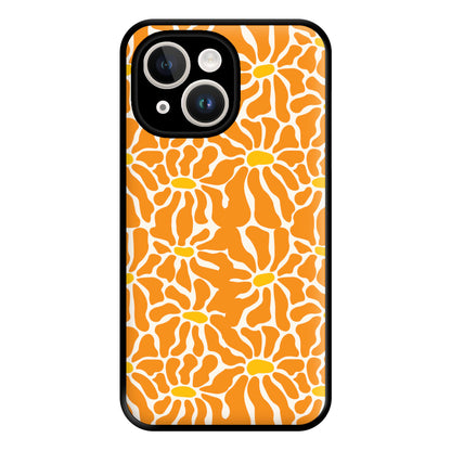 Orange Flowers - Summer Phone Case for iPhone 14 Plus