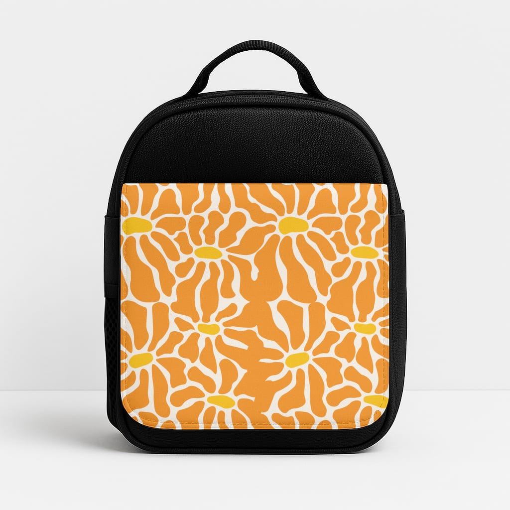 Orange Flowers - Summer Lunchbox