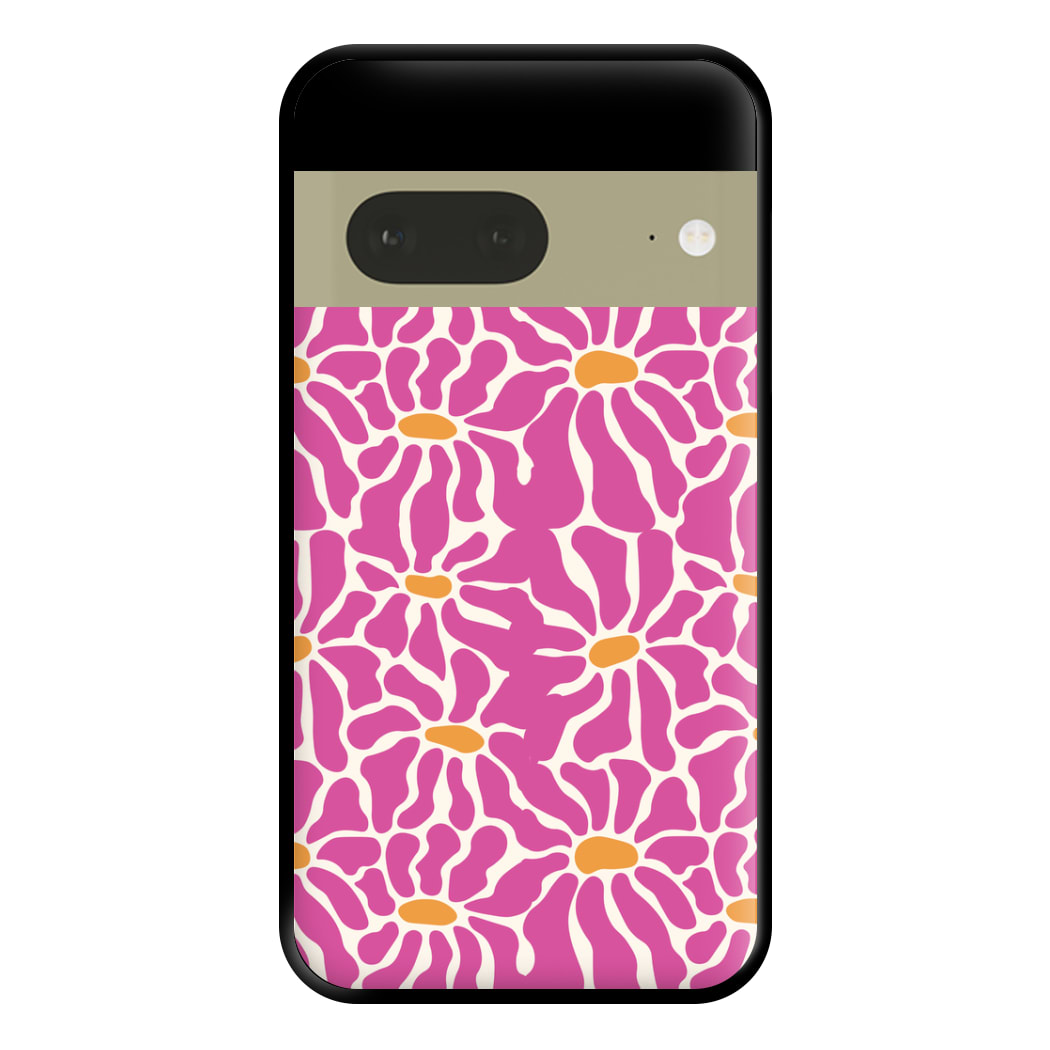 Pink Flowers - Summer Phone Case for Google Pixel 7a