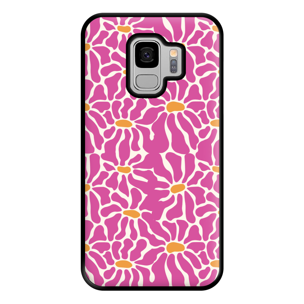 Pink Flowers - Summer Phone Case for Galaxy S9 Plus