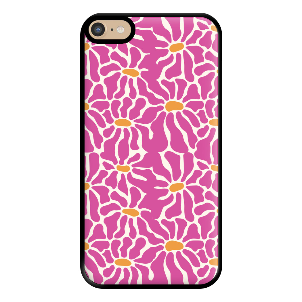 Pink Flowers - Summer Phone Case for iPhone 6 Plus / 7 Plus / 8 Plus