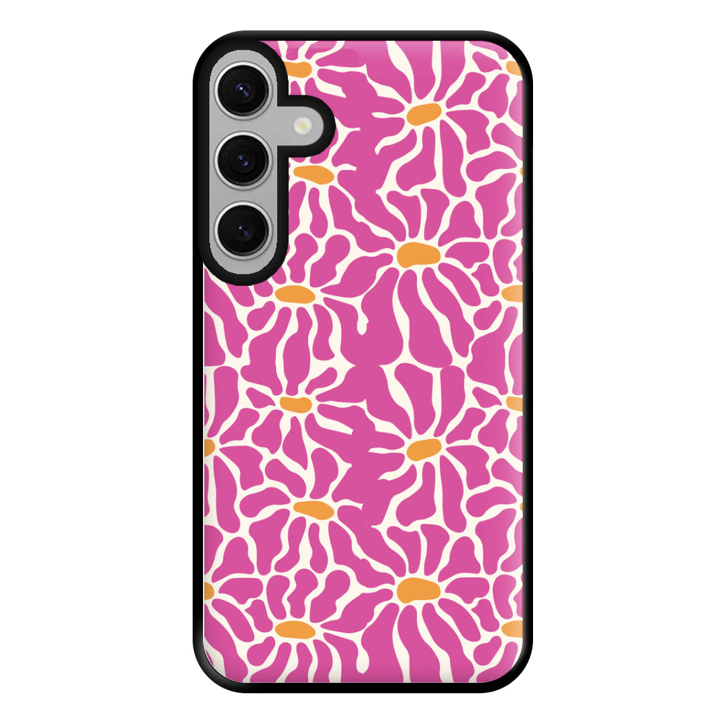 Pink Flowers - Summer Phone Case for Galaxy S24FE