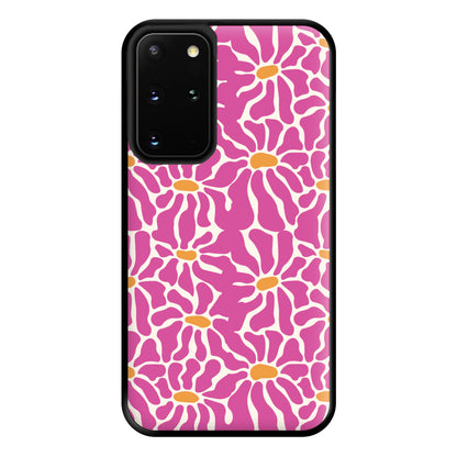 Pink Flowers - Summer Phone Case for Galaxy S20 Plus