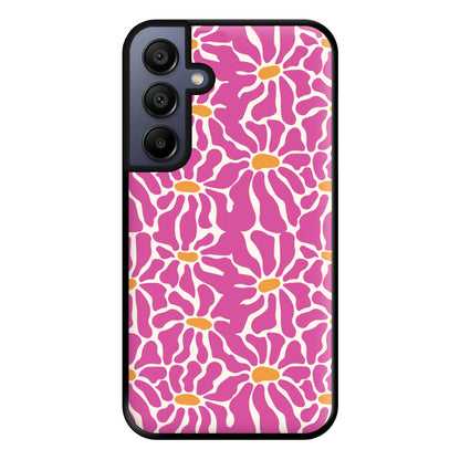 Pink Flowers - Summer Phone Case for Galaxy A15