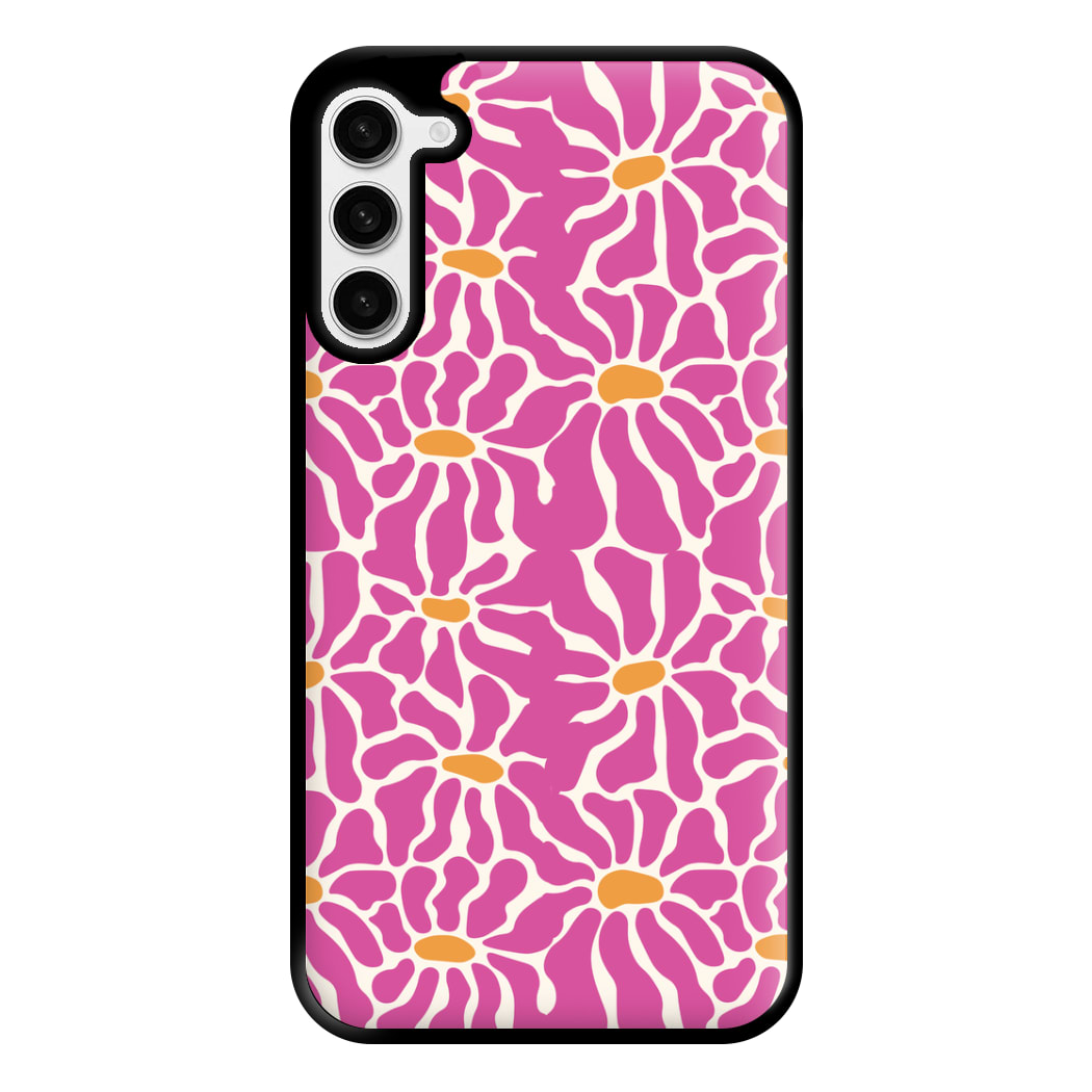 Pink Flowers - Summer Phone Case for Galaxy S23 Plus