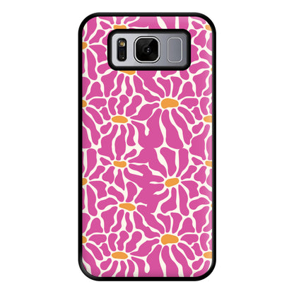 Pink Flowers - Summer Phone Case for Galaxy S8 Plus