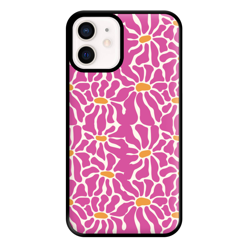 Pink Flowers - Summer Phone Case for iPhone 13 Mini