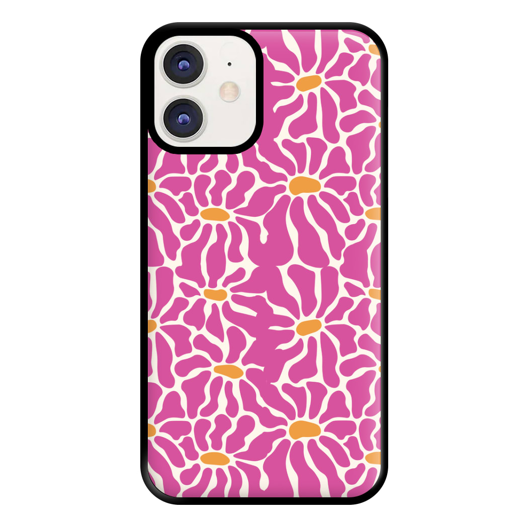 Pink Flowers - Summer Phone Case for iPhone 12 / 12 Pro