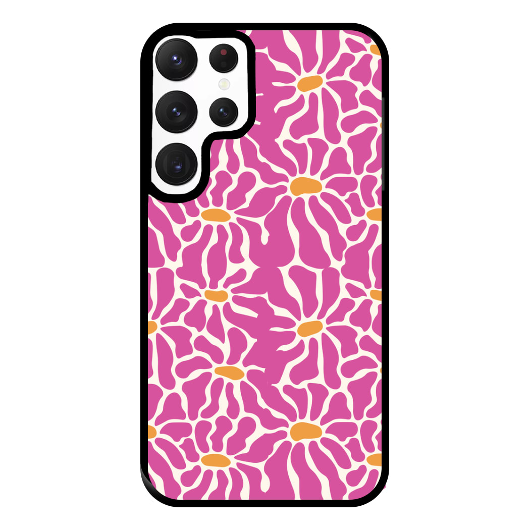 Pink Flowers - Summer Phone Case for Galaxy S22 Ultra