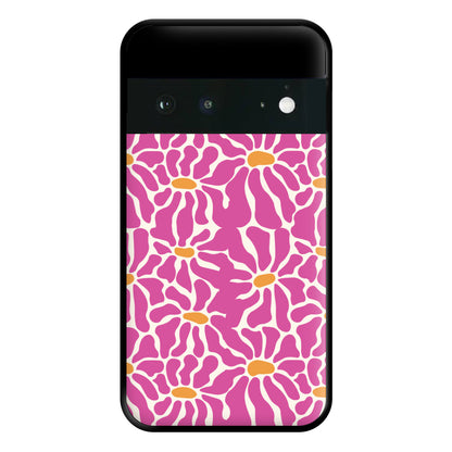 Pink Flowers - Summer Phone Case for Google Pixel 6a