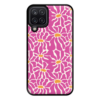 Pink Flowers - Summer Phone Case for Galaxy A12