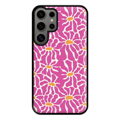 Pink Flowers - Summer Phone Case for Galaxy S24 Ultra