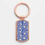 Dark Blue Flowers - Summer Luxury Keyring 4