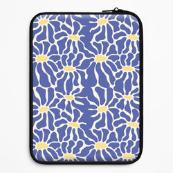 Dark Blue Flowers - Summer Universal Laptop Sleeve