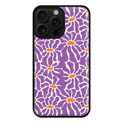 Purple Flowers - Summer Phone Case for iPhone 16 Pro Max