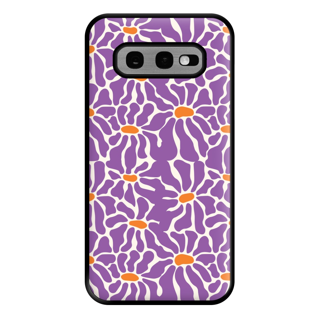 Purple Flowers - Summer Phone Case for Galaxy S10e