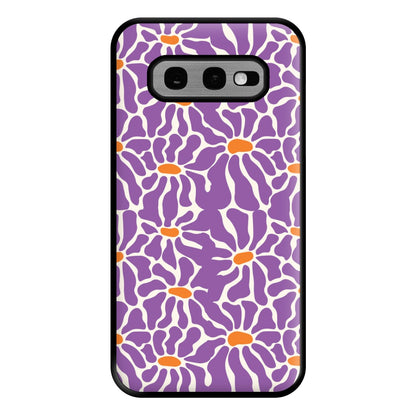 Purple Flowers - Summer Phone Case for Galaxy S10e