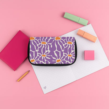 Purple Flowers - Summer Pencil Case