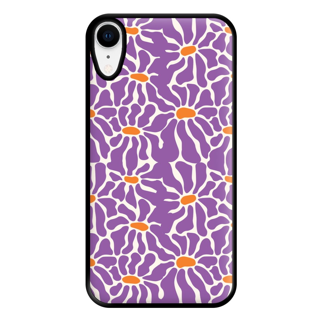 Purple Flowers - Summer Phone Case for iPhone XR