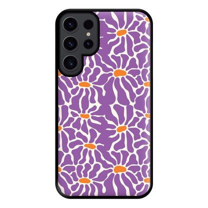 Purple Flowers - Summer Phone Case for Galaxy S23 Ultra