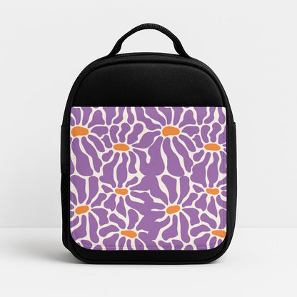 Purple Flowers - Summer Insulated Lunchbox