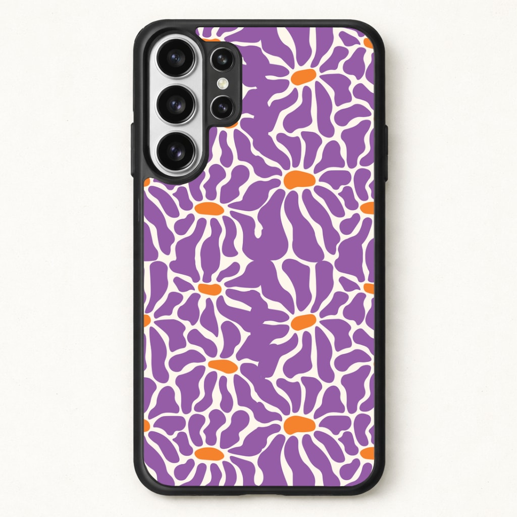 Purple Flowers - Summer Phone Case for Galaxy S26 Ultra