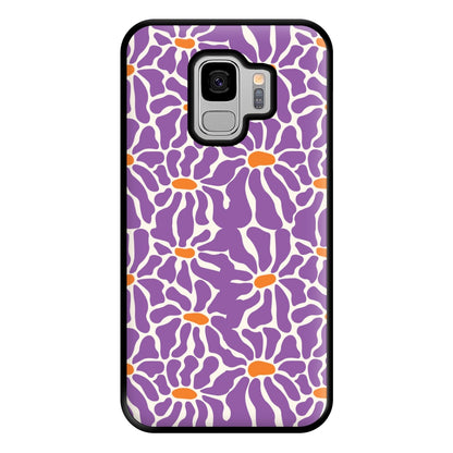 Purple Flowers - Summer Phone Case for Galaxy S9 Plus