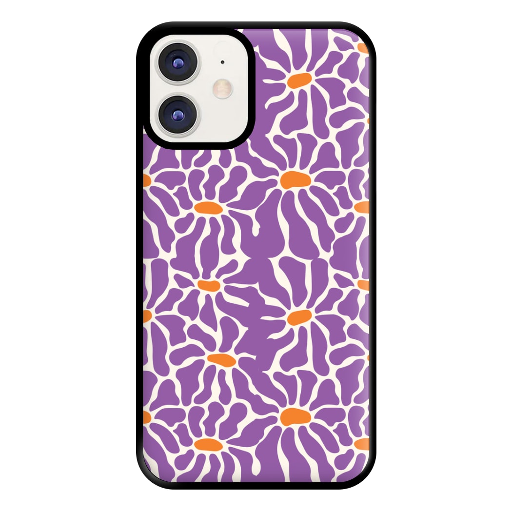 Purple Flowers - Summer Phone Case for iPhone 12 / 12 Pro