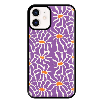 Purple Flowers - Summer Phone Case for iPhone 13 Mini